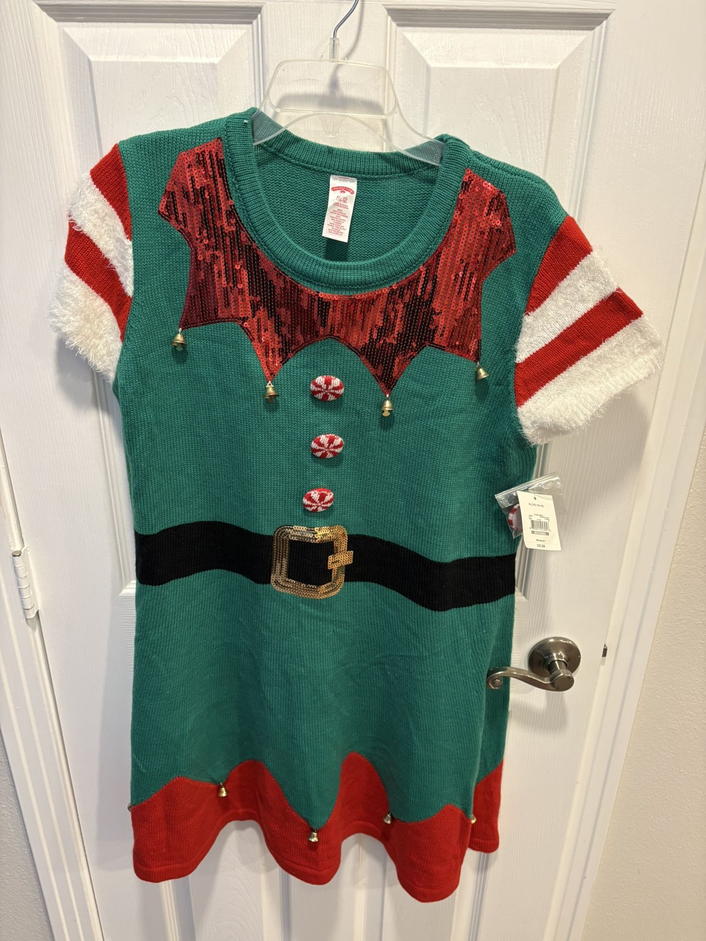 Brand New Christmas Santa’s Helper Elf Dress - gift - size XL - Simi Valley