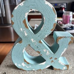 Home Decoration Metal “&” Sign