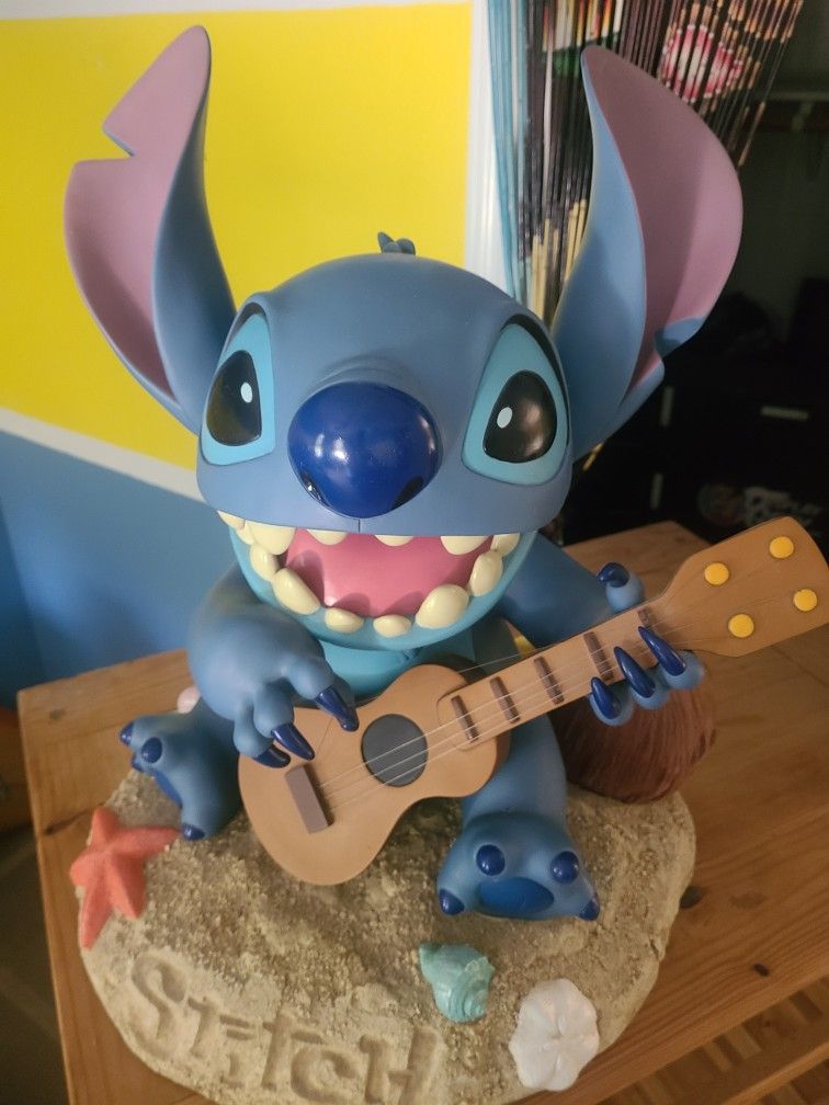 Walt Disney Stitch Cosmic Kahuna Statue, Large. Extremely Rare.
