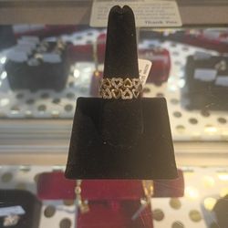 Heart 10k Gold Ring 
