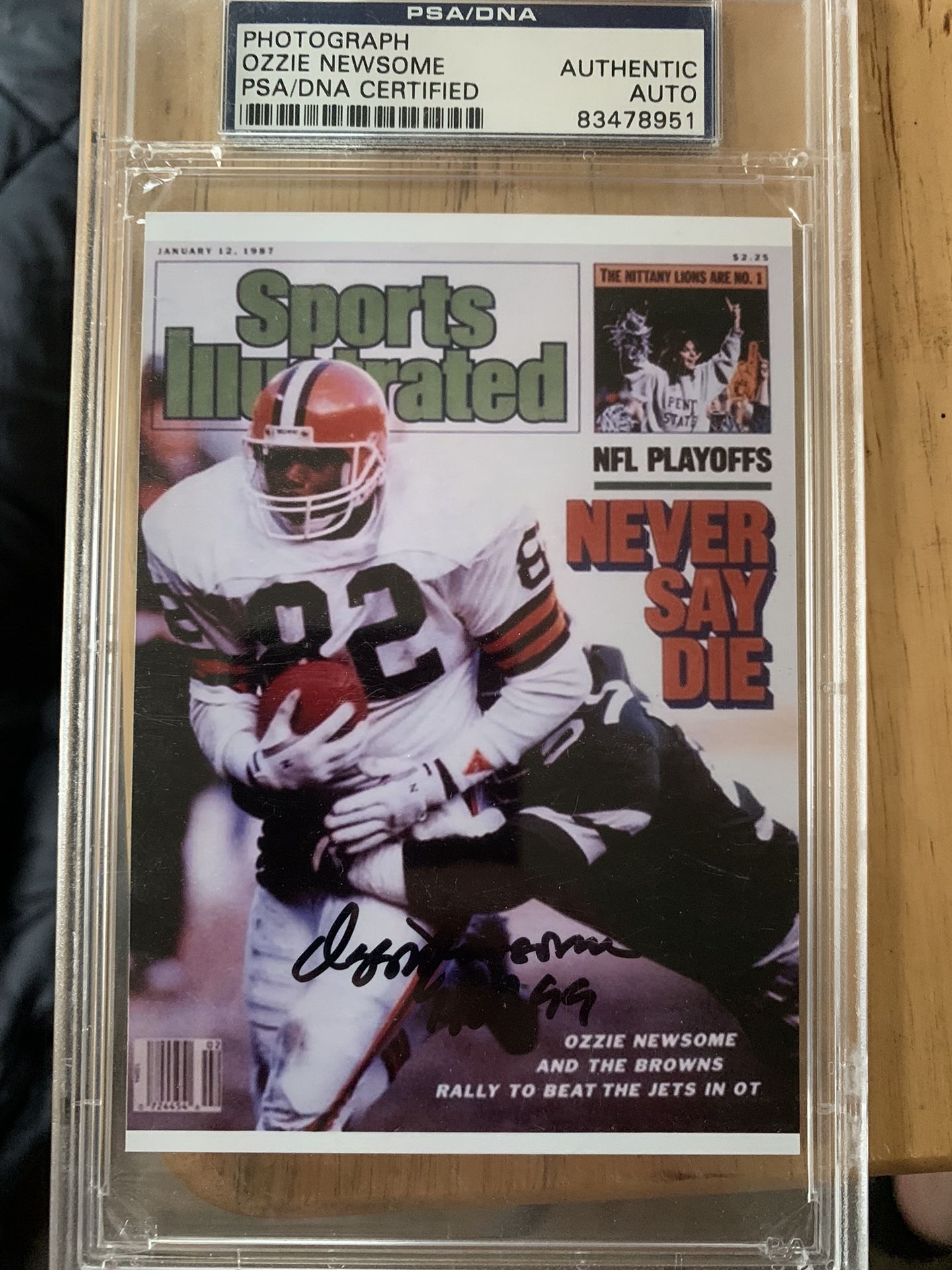 Ozzie Newsome Autograph 