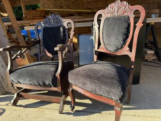 Vintage Rock Chair And Chair 