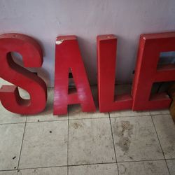 Sale Spellout Letters