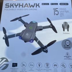 Skyhawk Foldable Video Drone 