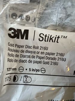 3m 5 Inch stikit 320 grit sand paper