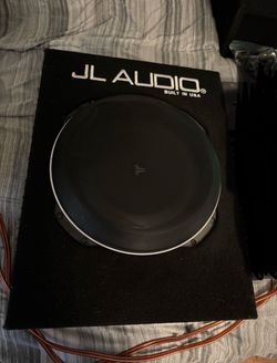 2  12in JL audio subwoofers