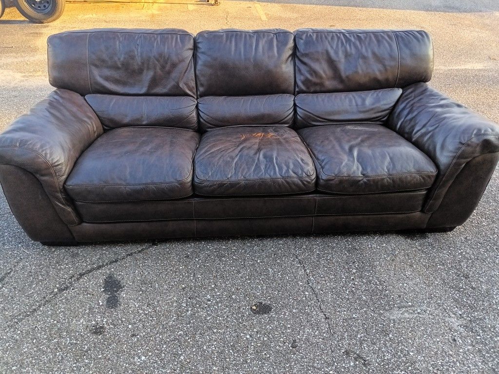 Leather Sofa 