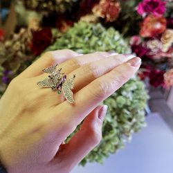 New 18k Gold Plated Ring 