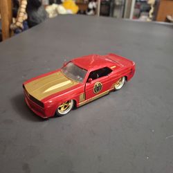 1969 Chevrolet Camaro SS Diecast Toy Car Marvel By Jada 1:32 Scale Pull Back Motor & Doors That Open