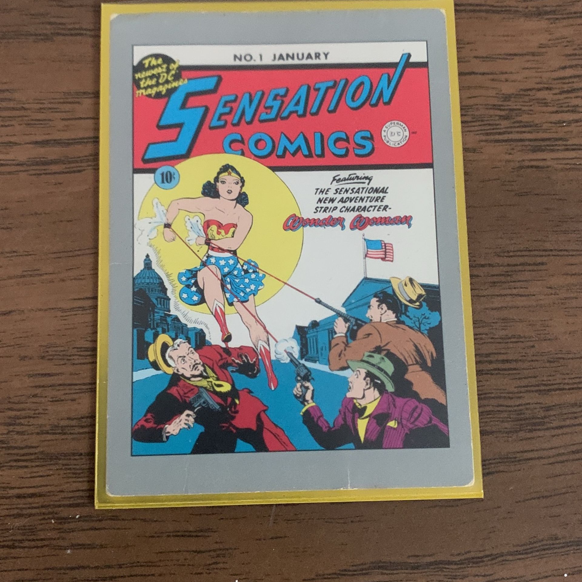 Sensation Comics Wonder Woman Trading Card 1942