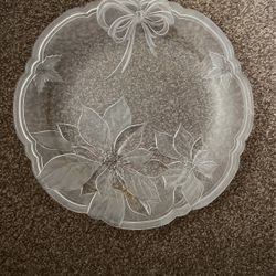 Holiday Flowers Hostess Platter