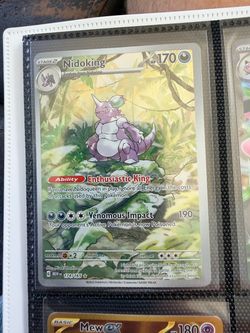 Nidoking 174/165 Pokémon Card Illustration Rare