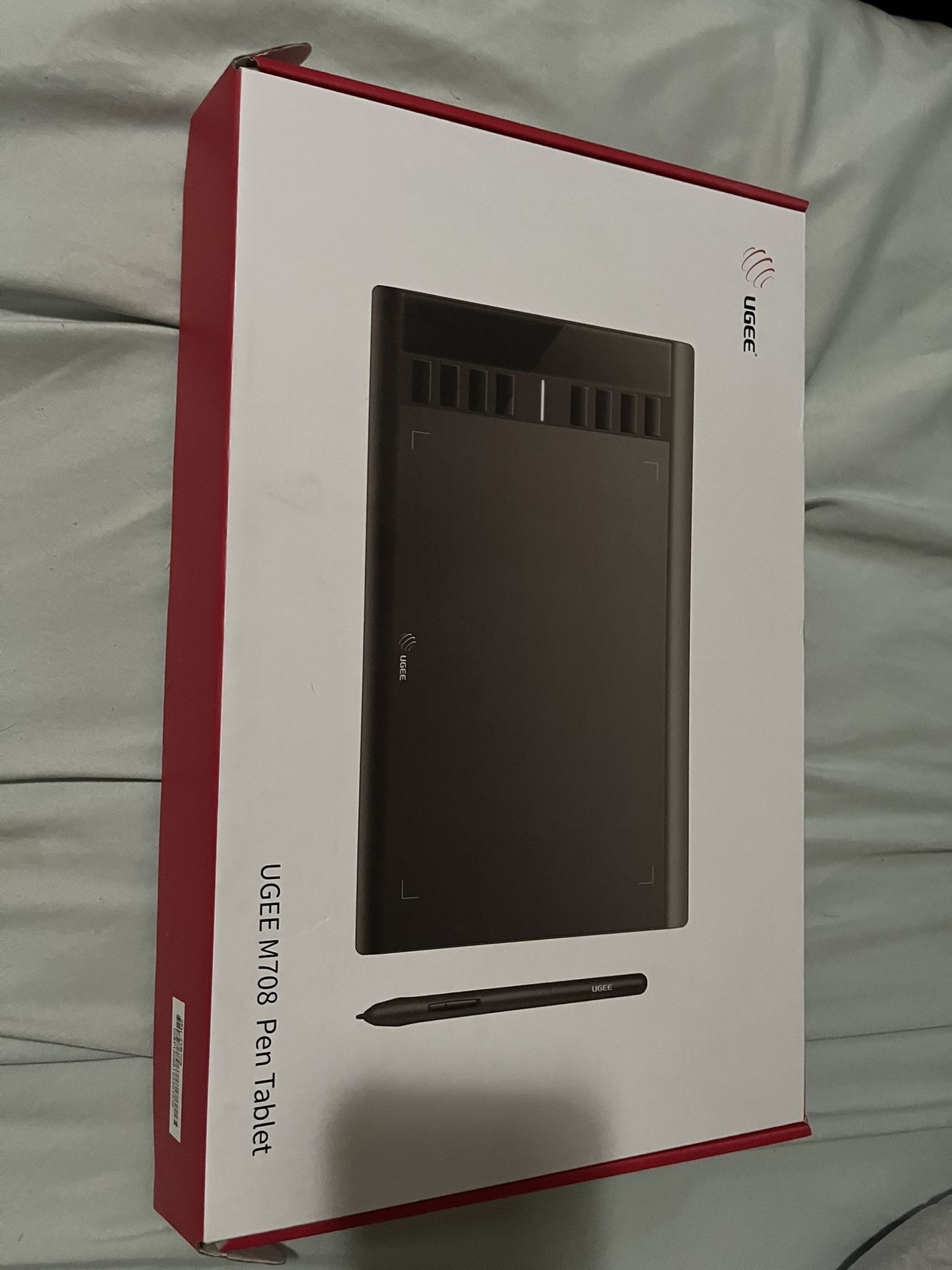 Black Ugee M708 Pen Tablet