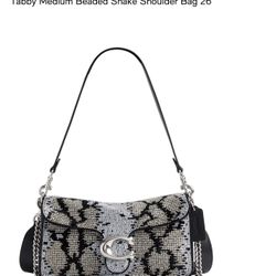NEW coach tabby Beaded Shoulder Bag 26