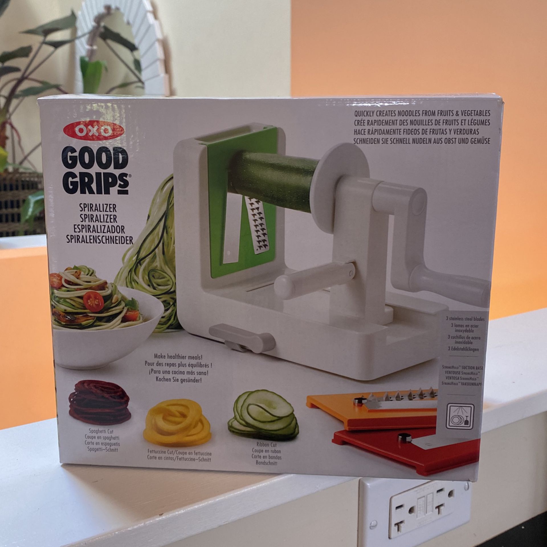 Oxo Good Grips 3-Blade Tabletop Spiralizer with Strong Hold Suction 