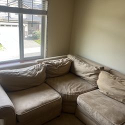 Pottery barn Large Sectional Couch