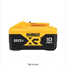 10AH XR 20v Dewalt Battery 