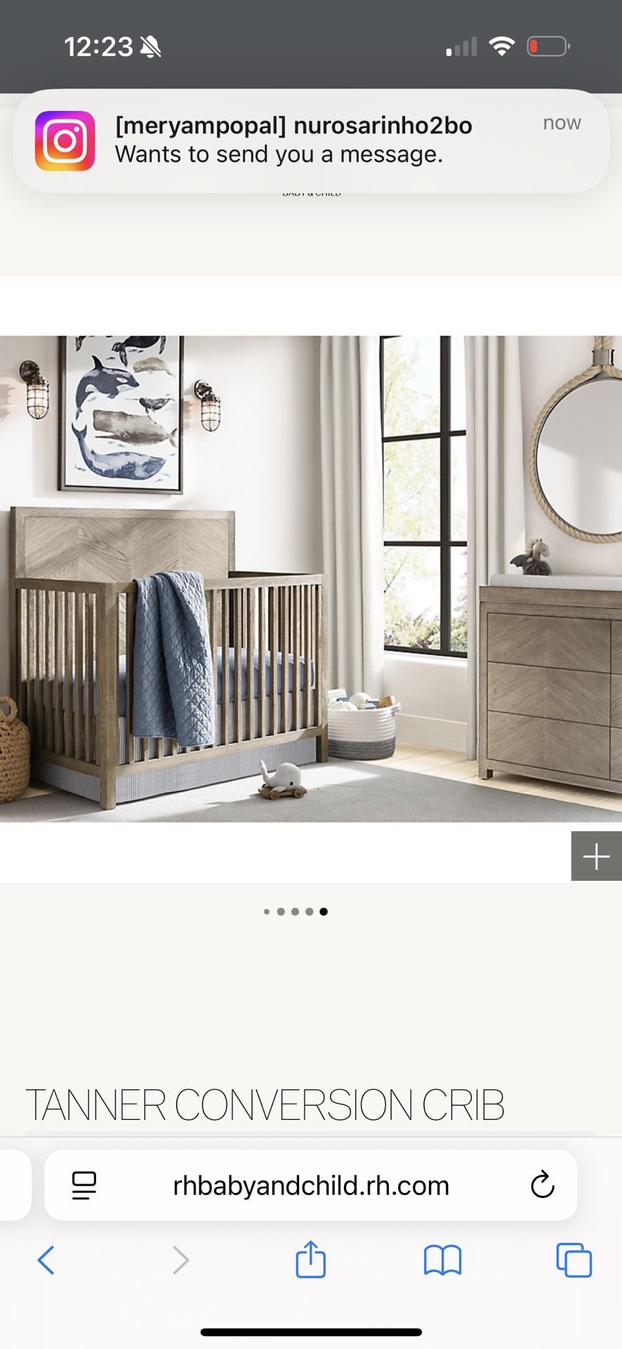 Restoration Hardware Tanner Conversion Crib Rh Baby