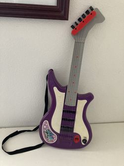 plastic toy guitar