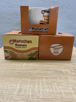 3 Brand New Maruchan Bowls