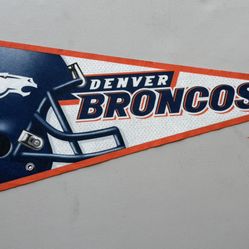 Denver Broncos Pennant (30”) - Great Condition! 