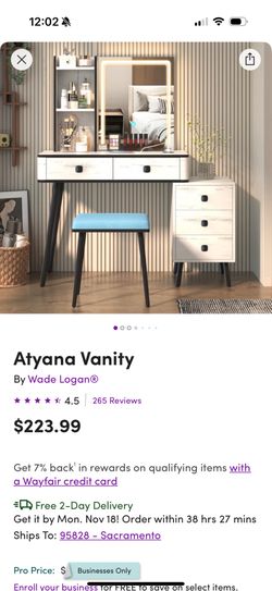 Almost Brand New Vanity, White