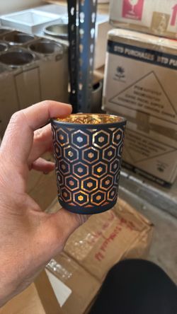 Black and Gold Votives
