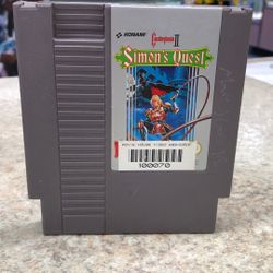Castlevania II: Simon’s Quest NES Cartridge 