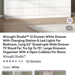 Brand New Wrought Studio 12 Drawer Dresser - New Unopened In Box