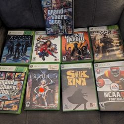 9 Game Xbox 360 Lot. All Boxed