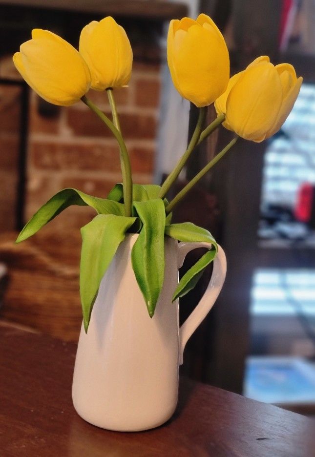 Tulips Flower Vase Decor