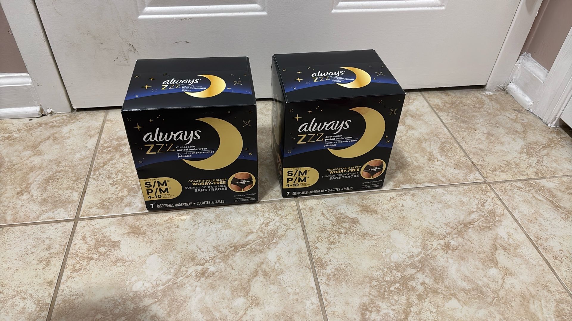 Pack Of Two Always Zzz Small/Medium Size $8
