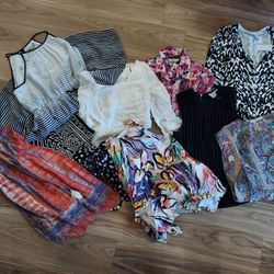 6 Tops 4 Dresses Xs Small Sz 6 Name Brands Miss Me HD Paris Etc