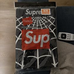 Supreme Hanes Spiderman Boxer Briefs Size M