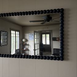 Blue Bubble Mirror 