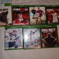 Xbox One Games NBA 2K16 NBA 2K17 Madden 17 Madden 16 Call Of Duty Black Ops 3 FIFA 15