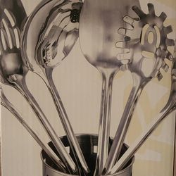 7 pc Stainless Steel Utensil Set