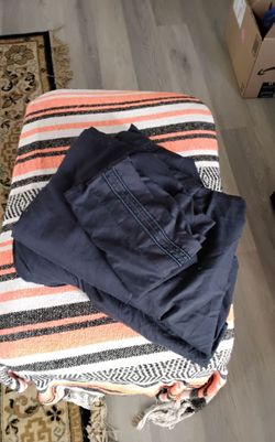 Navy Blue Bed Sheet Set Queen