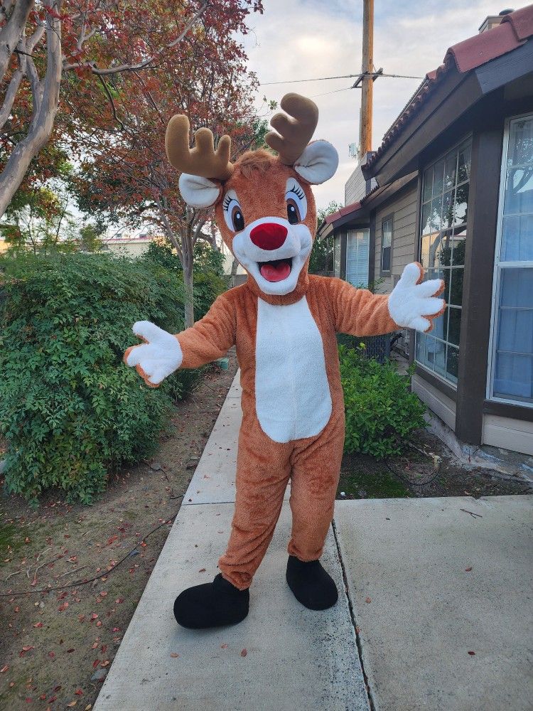 Raindeer Costume Mascot For Sale
