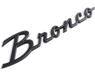 1x 10'' x 1.9'' Bronco Tailgate Emblem Badges 3D Decal Fender Sticker Black