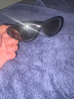 Oakley Straight Jacket (1999) Sunglasses Black Frame Orange Lens No Flames RARE