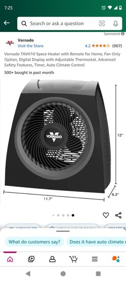 Vornado Heater Remote Control System New $30