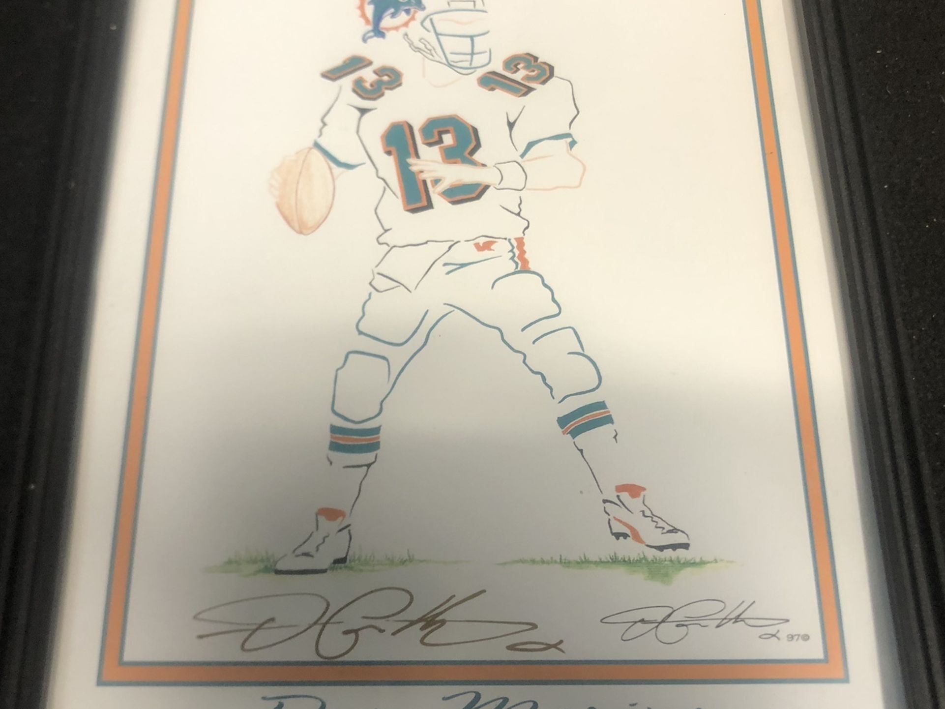 Dan Marino picture Framed