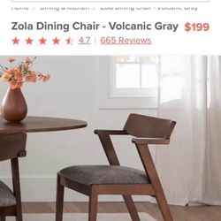 4 Article Dinning Chairs 