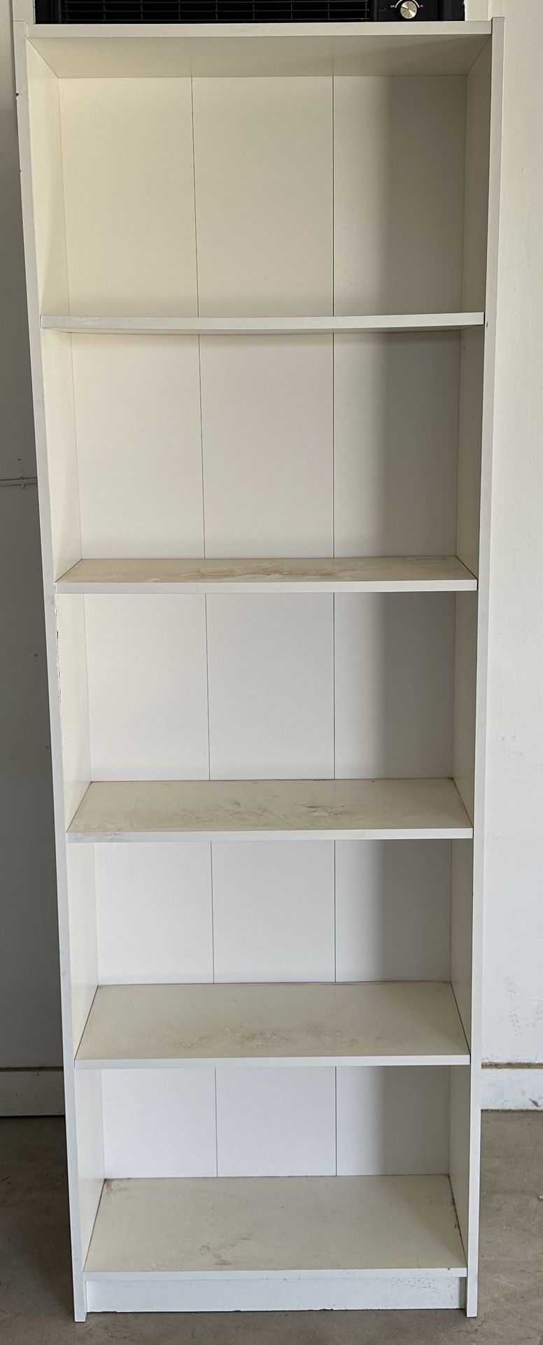 GERSBY Bookcase, white, 23 5/8x70 7/8 "