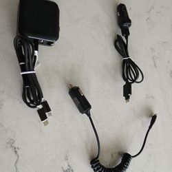 Three Different Cellphone Chargers For Car