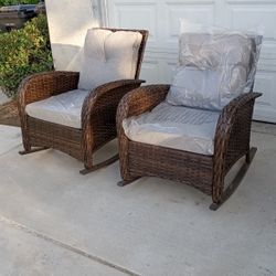 Patio Rocking Chairs Brand New Two-piece Patio Rocking Chair Set Prices Firm 200 Two Chairs Brand New 🆕🚎🚛