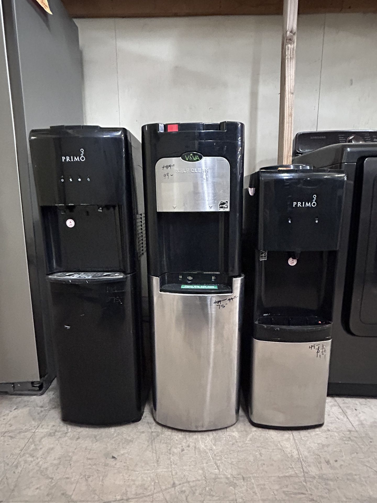 SALE 3 Hot & Cold Water Dispensers - Home & Office Bottled Water Coolers