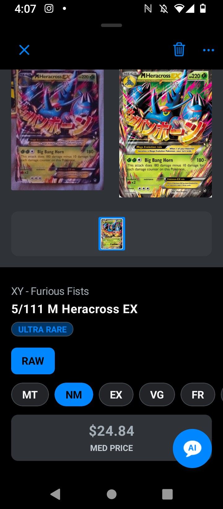 Mega Heracross Ex