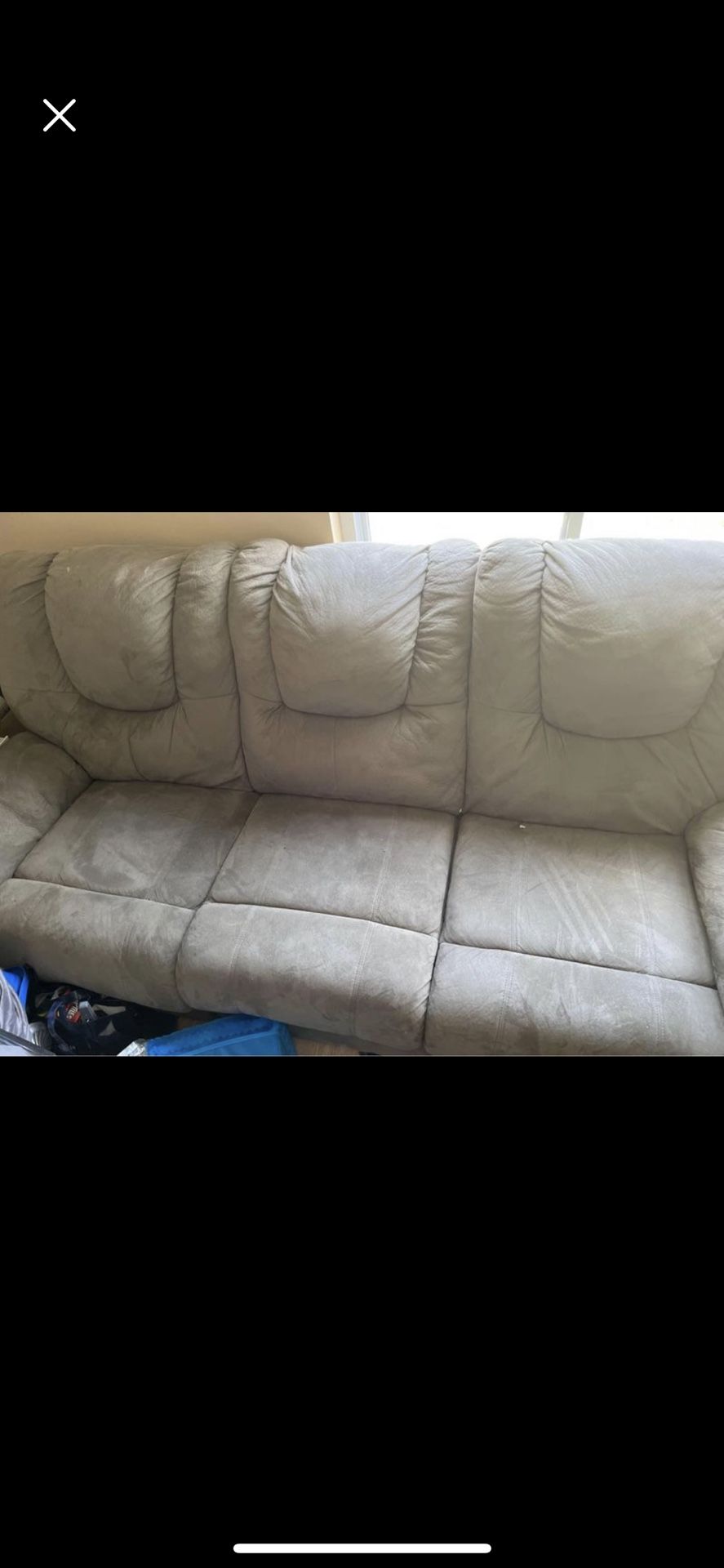 Couch And Love Seat Electric Recliner 